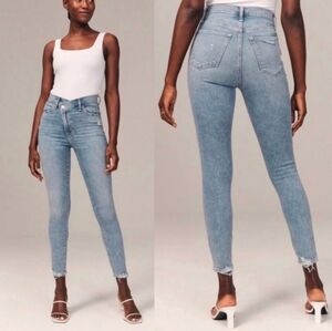 Abercrombie and Fitch Curve Love The super skinny ankle high rise crossover